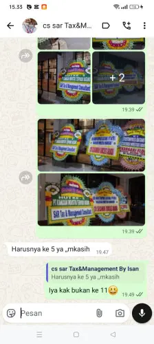 Testimonial Papan Bunga panakkukang