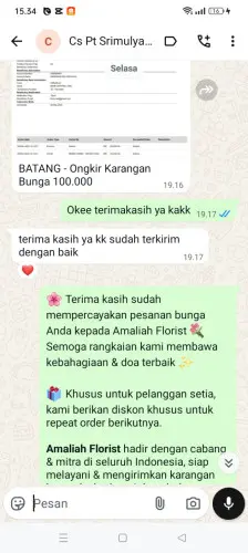 Testimonial Papan Bunga panakkukang